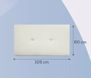 Cabecero blanco cama 90 , 105