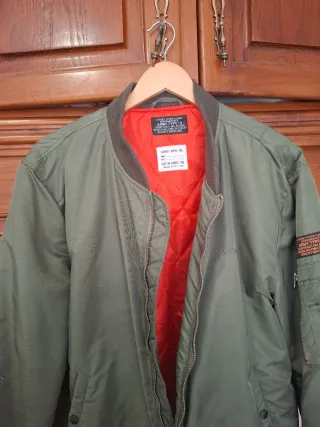 Chaqueta Schott NYC Verde Talla XXL