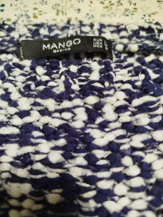 Jersey mujer azul y blanco