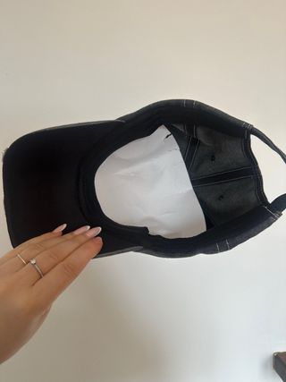 Cappellino vintage y2k grigio regolabile