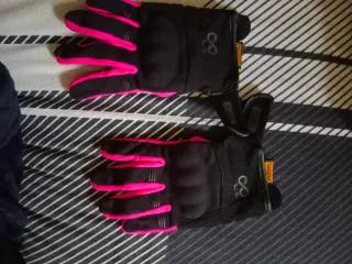 Guantes Moore Moto/Bici Negro y Rosa