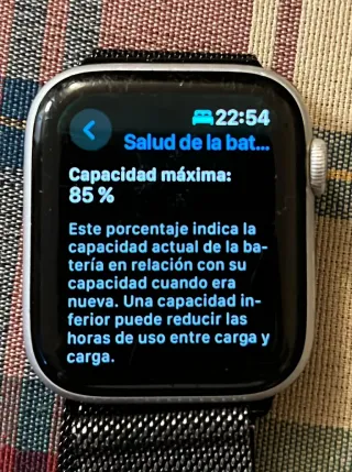 Apple Watch Serie 4 Negro/Plata