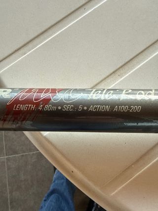 Cala de pescar marca SILSTAR MXC TELE ROD 2331 480