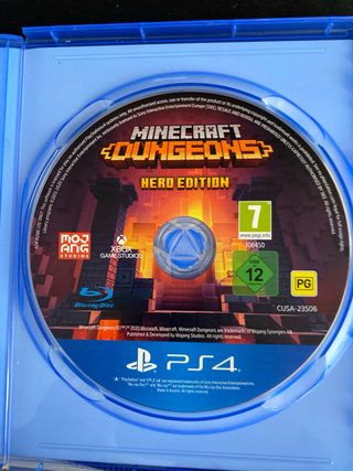 Minecraft Dungeons Hero Edition PS4