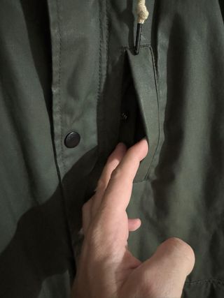 Parka H&M verde oscuro