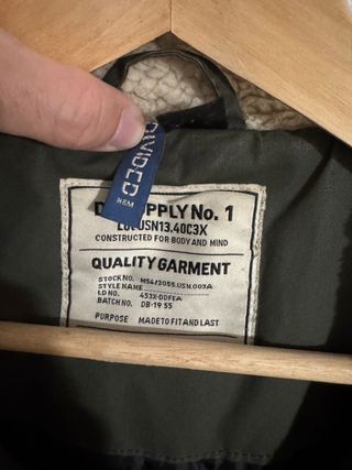 Parka H&M verde oscuro