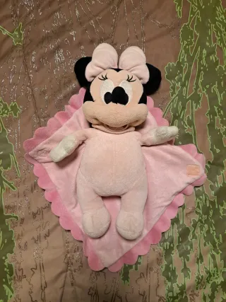 Peluche Minnie Bebé Manta Rosa