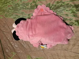 Peluche Minnie Bebé Manta Rosa