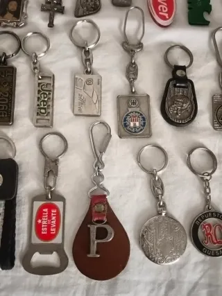 60 Llaveros Vintage Años 80