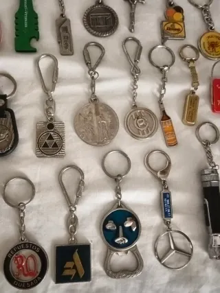 60 Llaveros Vintage Años 80