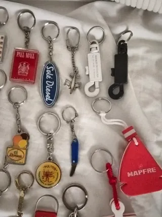 60 Llaveros Vintage Años 80