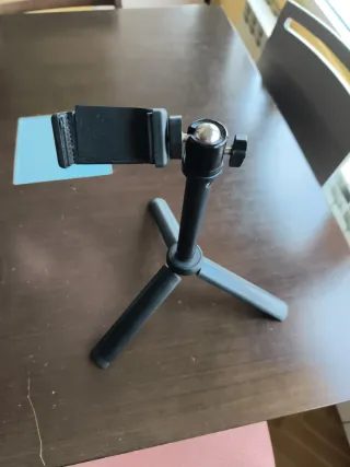 Trípode para móvil negro 30 cm