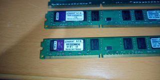 Lote 4 RAM DDR3 2GB Samsung y Kingston