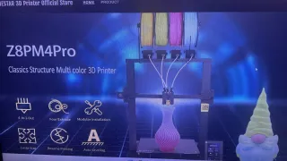 Stampante 3D 4 colori.