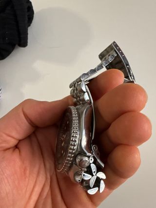 Reloj Seiko GMT Automático Negro/Plata