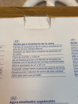 Ayuda para levantarse de la cama