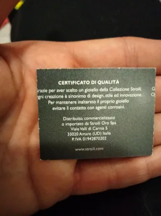 Stroili parure collana + bracciale