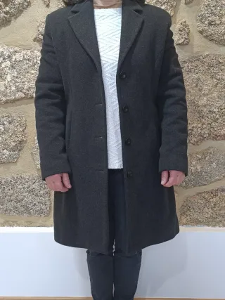 Sobretudo vintage cinza