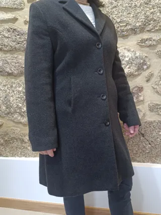 Sobretudo vintage cinza