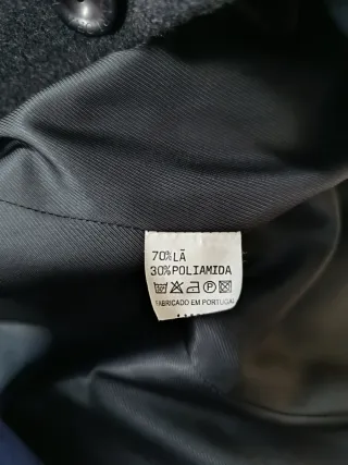 Sobretudo vintage cinza