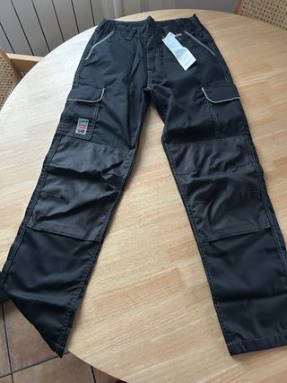 Pantalón cargo negro hombre