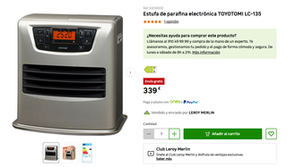 Estufa Zibro Toyotomi LC-135