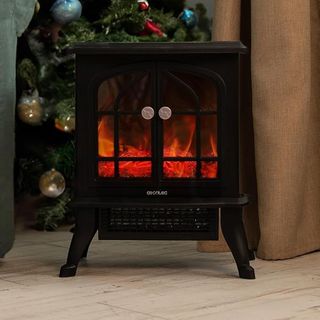 Cecotec Chimenea Eléctrica Negra