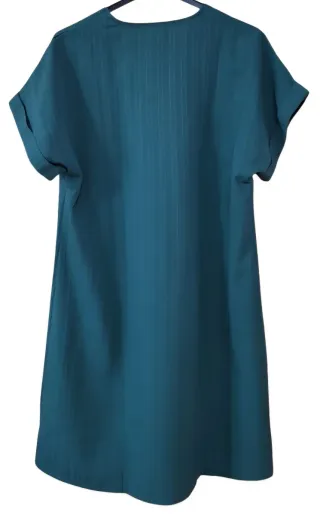 Vestido Verano Cuello V Manga Corta