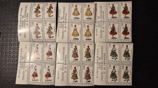 Sellos "Trajes Típicos Españoles"  (Bloques 4)