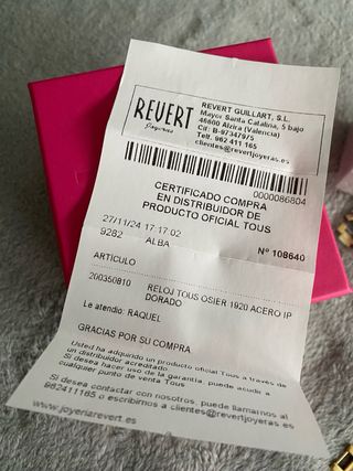 Reloj Tous Osier Nuevo