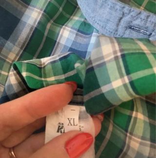 Camicia uomo Rifle a quadri taglia XL