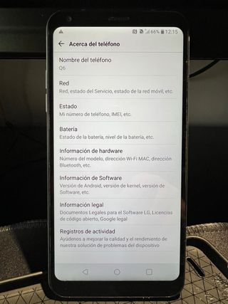 LG Q6 Negro - Tarjeta SD 31Gb