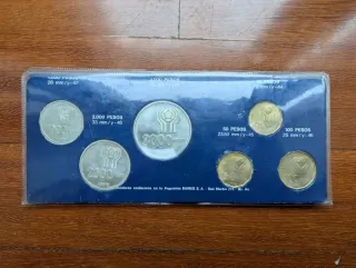 Set monedas conmemorativas Mundial Argentina 78