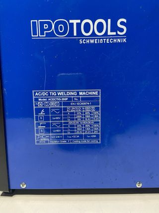 : Soldador IPO TOOLS ACDCTIG-200P