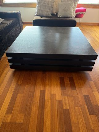 Mesa de centro cuadrada 120x120 y 33 de alto