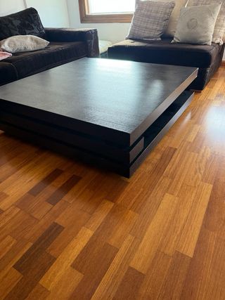 Mesa de centro cuadrada 120x120 y 33 de alto