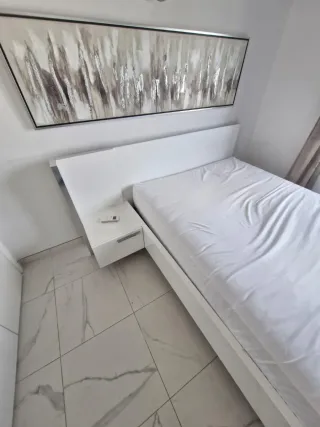 Cama Matrimonio Blanca