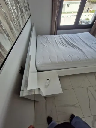 Cama Matrimonio Blanca