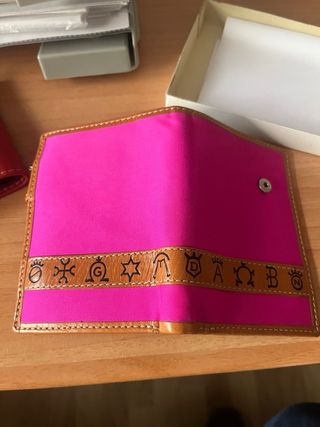 Cartera tela capote taurino