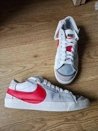 Nike Blazer Low Jumbo Rojo Blanco