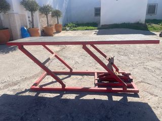 Banco elevador para motos