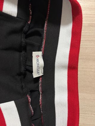 Completo Moncler Uomo Nero Rosso 100% cotone