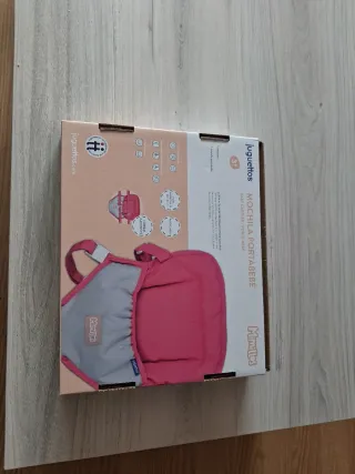 Mochila Portabebé Juguettos Mimittos Rosa