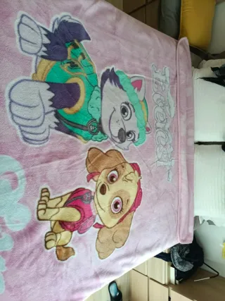 Manta Patrulla Canina Cama 90