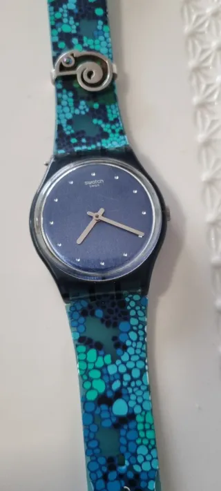 Reloj Swatch Azul y Turquesa