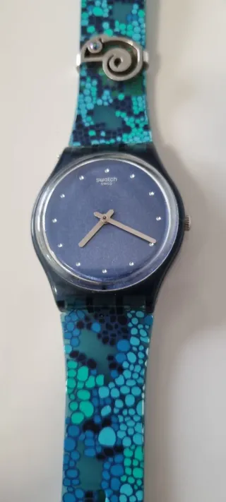 Reloj Swatch Azul y Turquesa