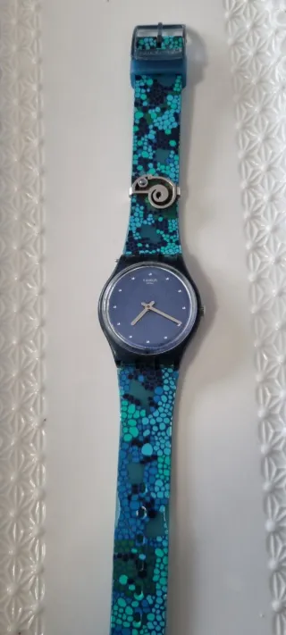 Reloj Swatch Azul y Turquesa