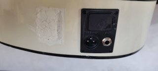 Guitarra amplificada  Clásica Rocio R-10WH Blanca