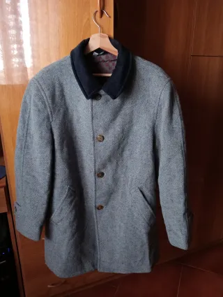 Cappotto lana grigio Abitale