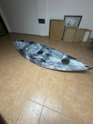 Kayak de pesca incluido asiento y remo